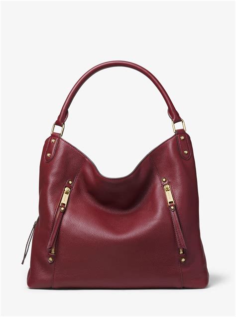 Michael Kors Evie Pebble Leather Shoulder Bag 